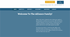 Desktop Screenshot of allianceoandp.com